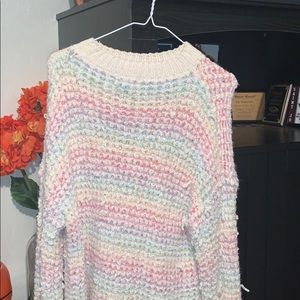 Rainbow sweater from the rage